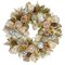 Sage Green Gold Wreath with Mini Wood Rose - Final sale / Non-returnable and Non-refundable